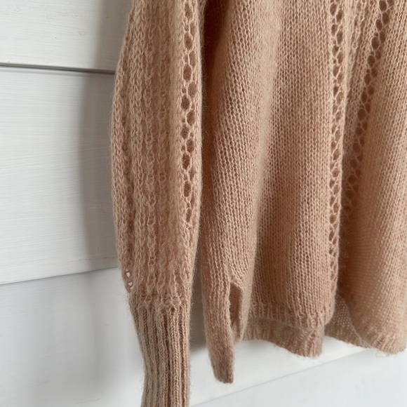 Spell & The Gypsy Collective V-Neck Tan Wool Sweater - Picture 4 of 6